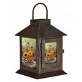 LED Lantern w/ Timer- "Summer Bouquet" by Rosemary Millette